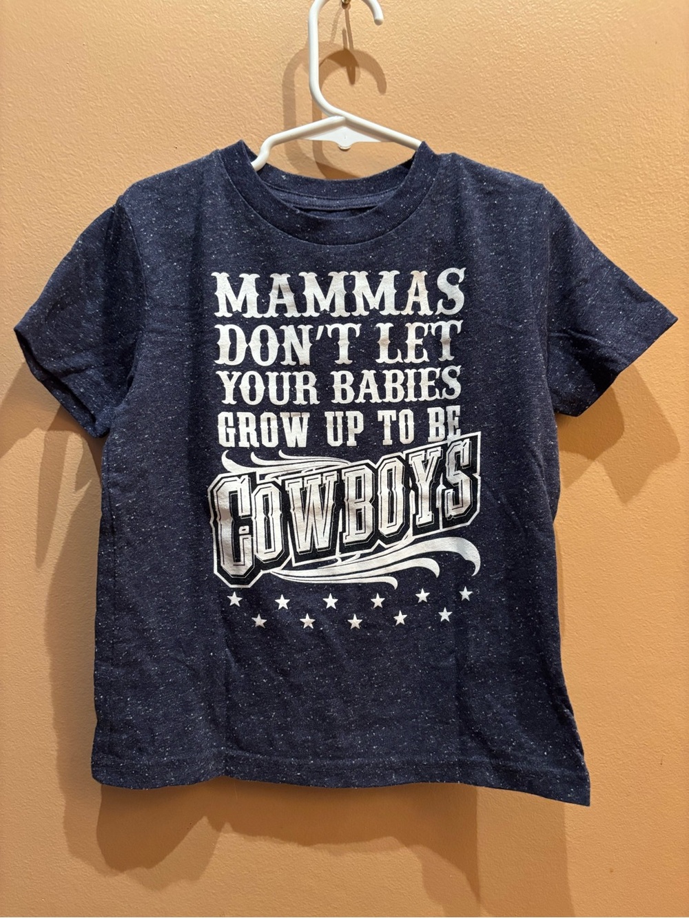 Lyric Mammas Don't Let Your Babies Grow Up To Be Cowboys Size 4T Shirt
